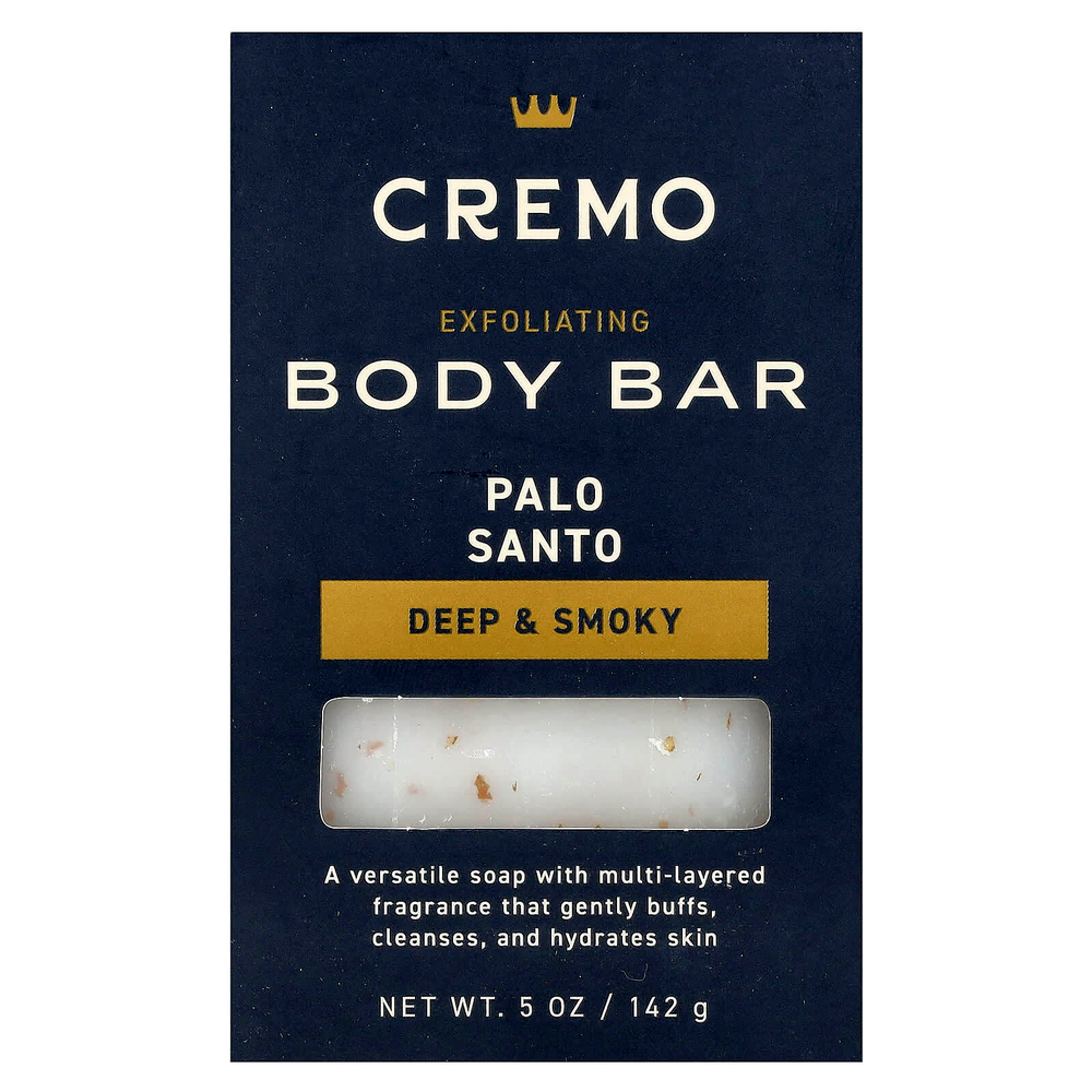 Cremo, Отшелушивающее мыло для тела, пало санто, 142 г (5 унций)