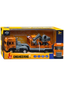 Машинка Автовоз строительной техники со светом и звуком (KLX800-262)