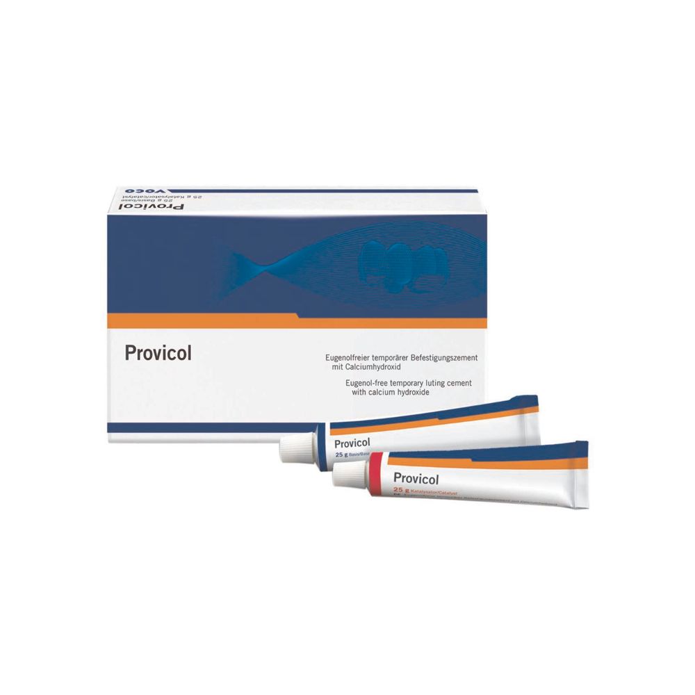 Provicol (25гр.+25гр.) Провикол, цемент для временной фиксации БЕЗ эвгенола