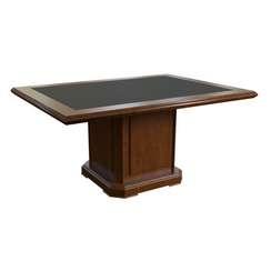 Элемент стола для переговоров центральный 29705 темн. орех