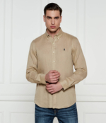 Льняная рубашка POLO RALPH LAUREN - бежевый(710966294)
