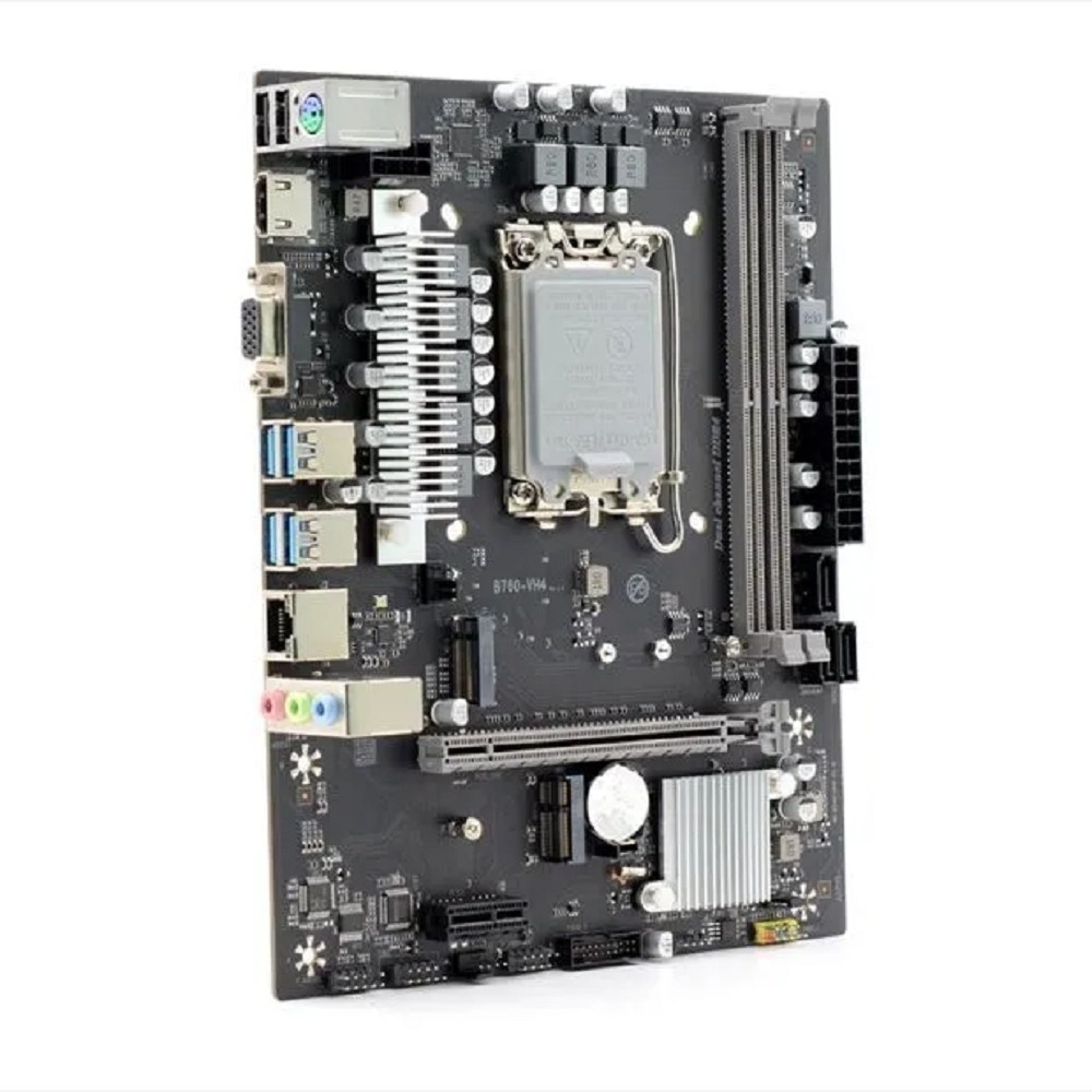 Материнская плата AFOX B760D4-MA5-V2 (Socket 1700, mATX, 2*DDR4(64Gb), VGA+ HDMI, 3*SATA3, 2*M.2, 1*PCIEx16 / 1*PCIEx1, 2*USB 2.0, 4*USB 3.0, 2 x PS / 2, LAN 1*1G, RTL)