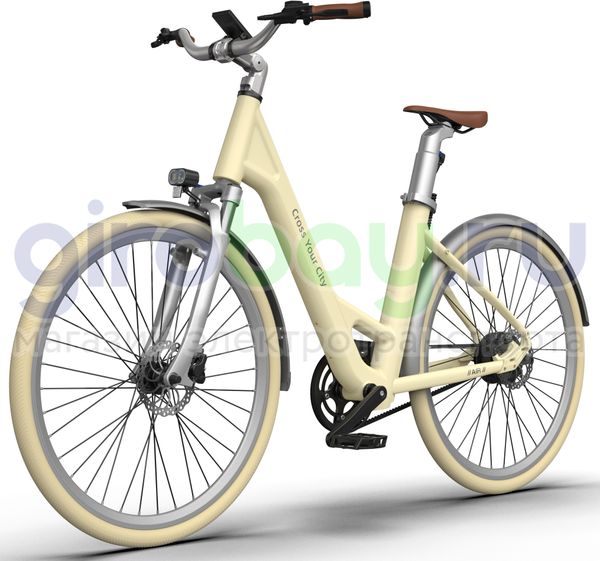 Электровелосипед ADO A28 LITE (36V/9,6Ah) - Жёлтый фото №1