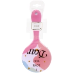 Расческа массажная круглая форма «КОЛЛЕКЦИЯ ИМАНИ - АМОР», микс 4 дизайна, 22*10см (PVC подвес)