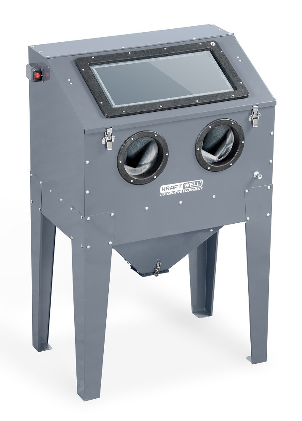 KraftWell KRW-SB220F Камера пескоструйная, фронтальная загрузка, 220 л