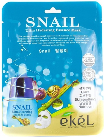 EKEL,Маска салфетка д/лица Улитка 25 мл.