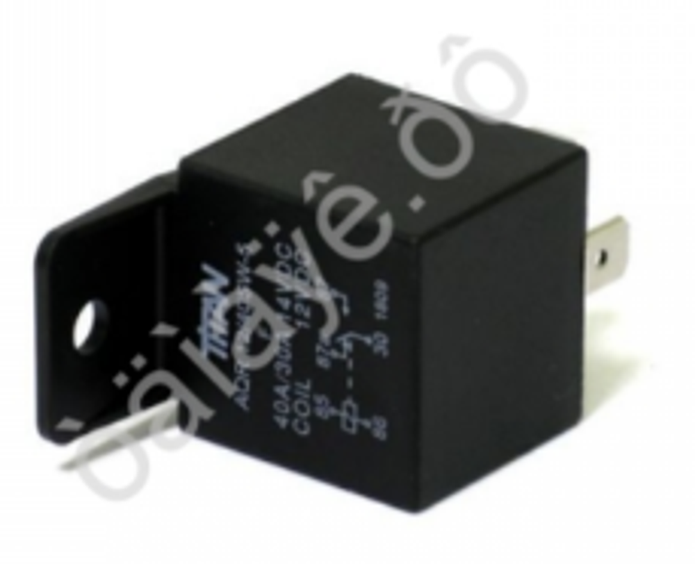 Реле 5-ти конт 12V 40А с ухом ПРОЗРАЧНОЕ с диодом а08199
