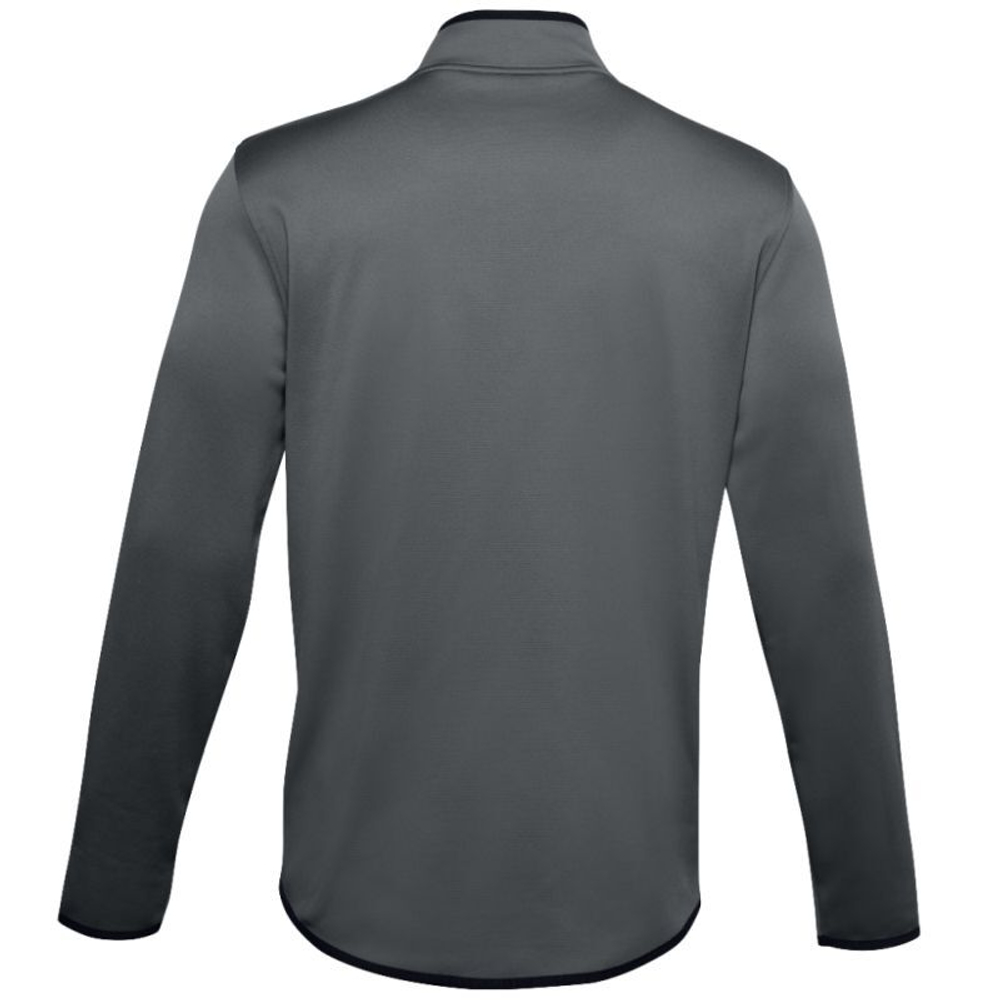 Мужская теннисная кофта Under Armour Men's Armour Fleece 1/2 Zip - pitch gray/black