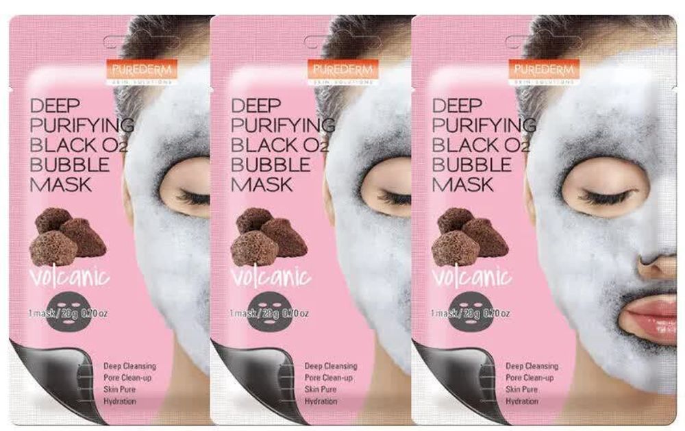 Eyenlip Detoxifying Black O2 Bubble Mask Volcano кислородная маска с вулканической глиной