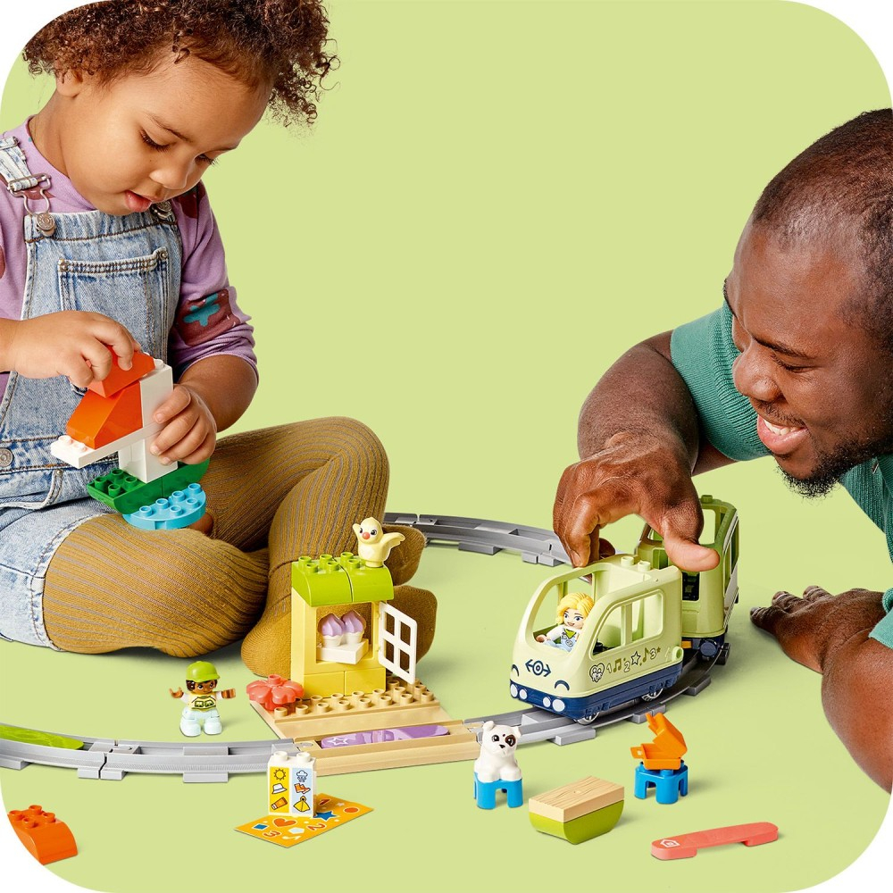 Конструктор LEGO DUPLO Town 10427 Приключение с интерактивным поездом — фото 17