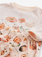 Пижама флисовая для девочки Next B55-964, Кремовый