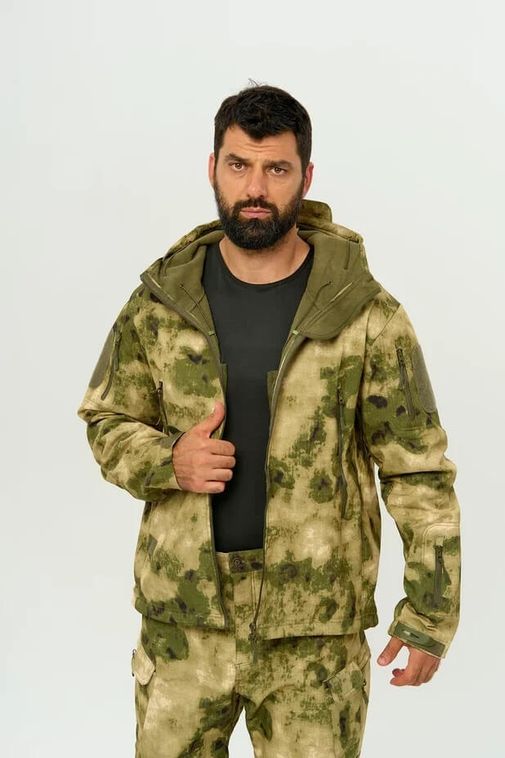 Костюм тактический утепленный Softshell Мох