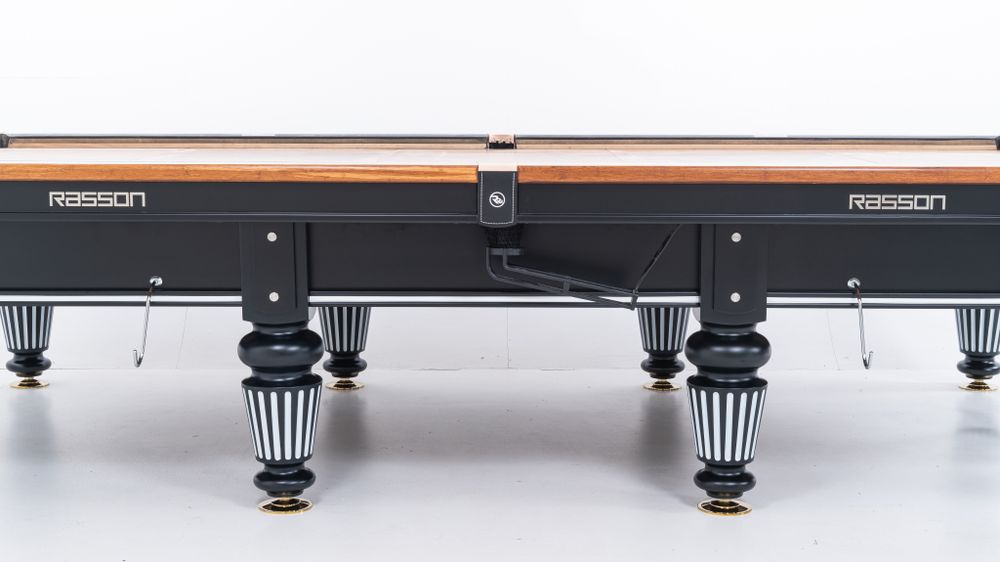 Бильярдный стол для русской пирамиды RASSON "Englon" (12 футов, черный)