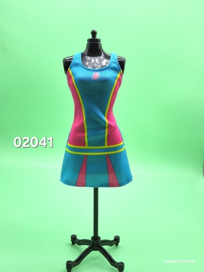 Одежда для куклы Барби винтаж платье 02041