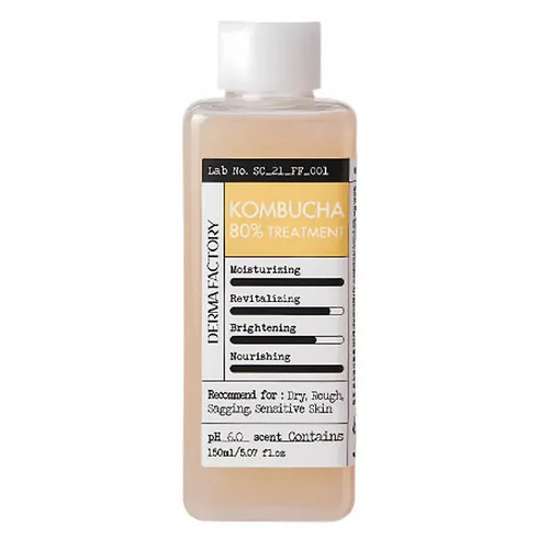 Питательная тонер-эссенция с 80% чаем комбуча Derma Factory Kombucha 80% Treatment, 150мл
