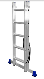 Лестница алюмин.  2секц*  5ступеней (1,46м-2,05м) / Smarty