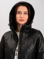 Полупальто "Моно" черный