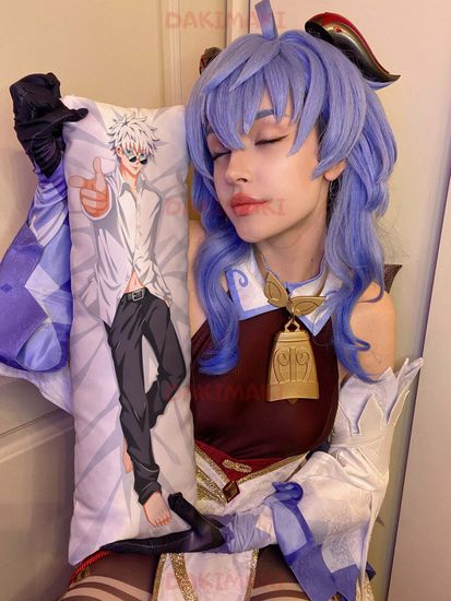 Мини дакимакура Сатору Годжу из Магическая битва арт. M0863, 60х20 см