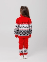 Кофта вязаная на молнии "Северное сияние"