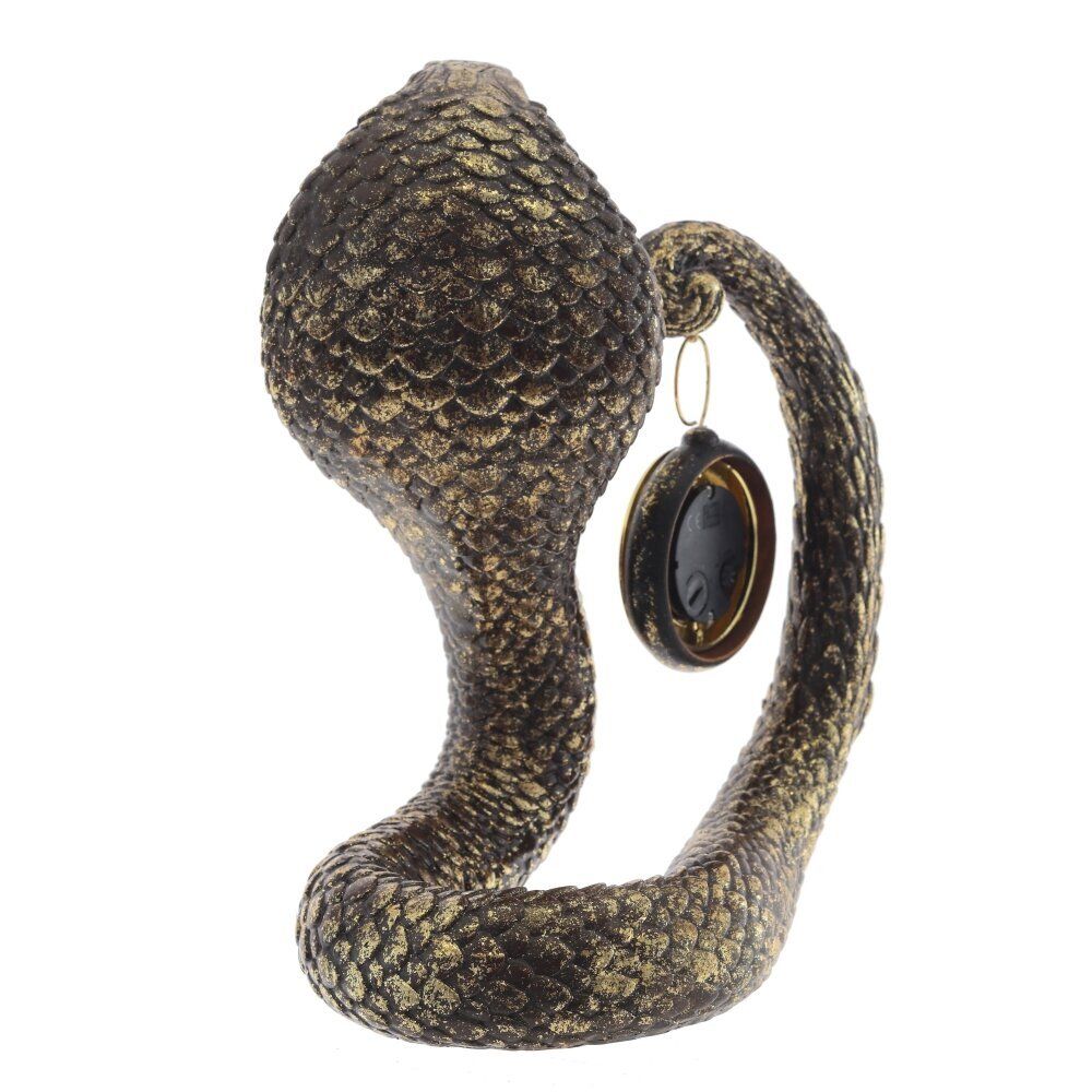 GAEM Фигурка декоративная с часами"Змея" (LR44x1 н/п), L22 W14 H25 см