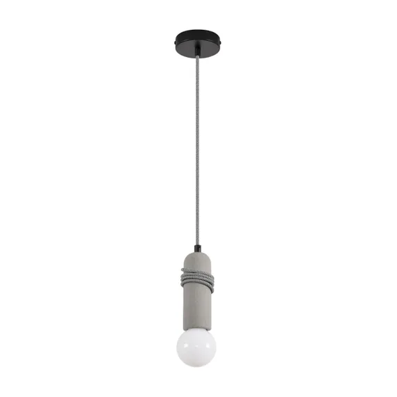 8365/1A ECO LN26 330 черный/серый, металл/бетон Подвес E27 LED 10W 220V TESLA