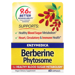 Enzymedica Berberine Phytosome 60 capsules , Берберин