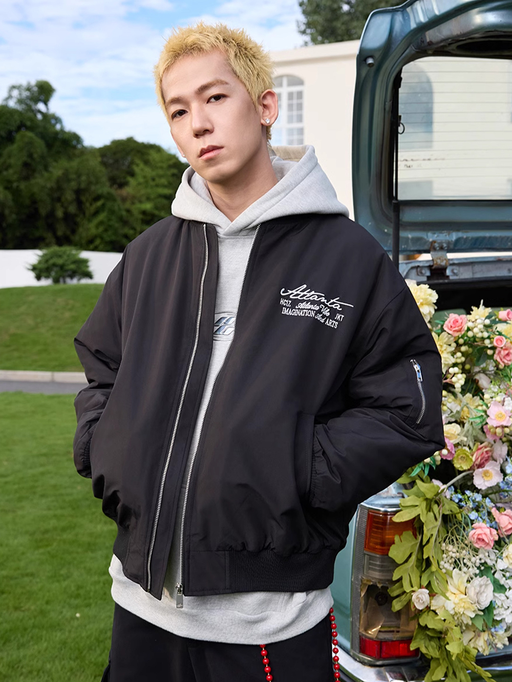 Бомбер HARSHandCRUEL "Atlanta Flow" MA-1 Bomber Jacket