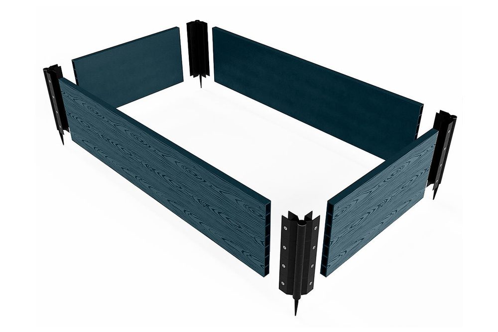 Шарнир для клумбы Holzhof 30*225мм, пластик черный