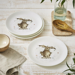 Royal Worcester - Wrendale Designs Тарелка для завтрака с кроликом, 21 см / артикул   WNMQ5658-XB  / GTIN 749151651258