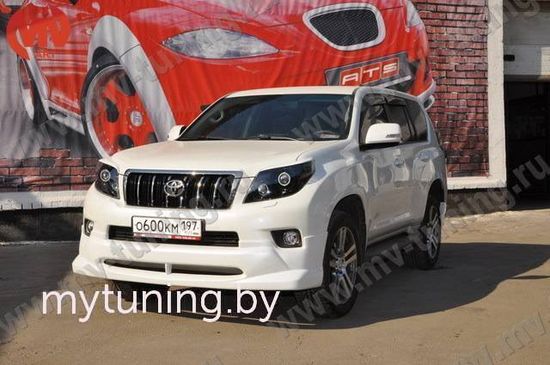 Юбка переднего бампера в стиле JAOS для Toyota Land Cruiser Prado 150