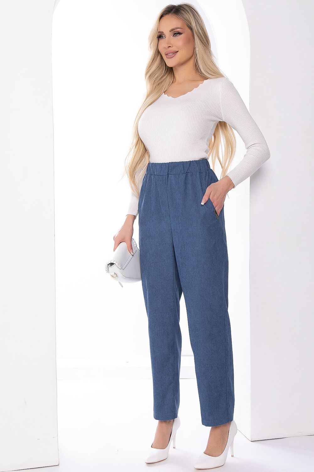 Брюки "Бертина" (синие) Б8268 LT Collection