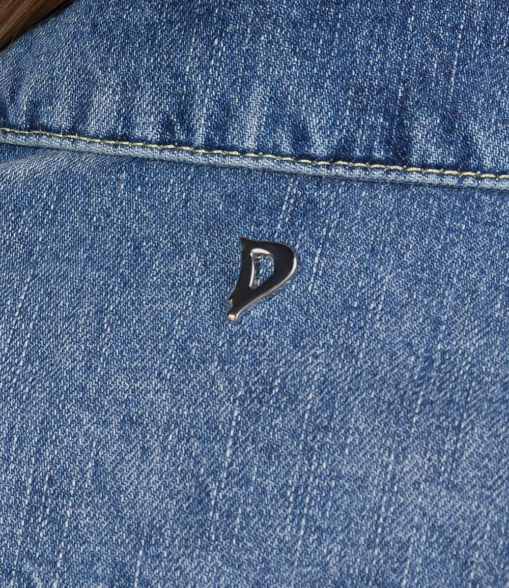 Джинсовая куртка DONDUP - made in Italy - голубой(DJ460 DF0269D HN9)
