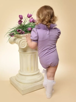 Боди с декоративным воротничком