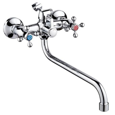 Смеситель для ванны, РМС, с кран-буксой, хром, SL71-140