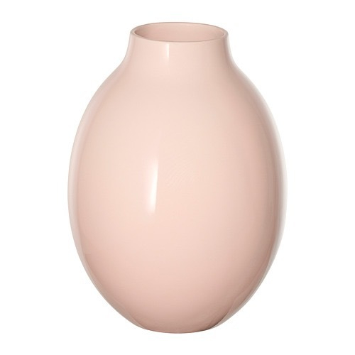 БЛОДБЬЕРК BLODBJОRK Ваза 25 см, нежно-розовая