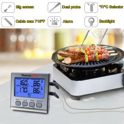 Термометр Двухканальный термометр для мяса Thermopro TP17  с таймером и магнитом