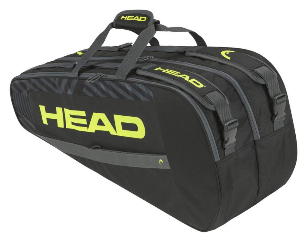 Сумка теннисная Head Base Racquet Bag M - black/neon yellow