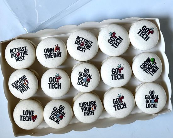 Макарон с логотипом, 15 шт