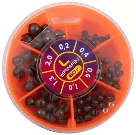 Набор грузил "ЯМАН" "L" 60 г, 0,2-2,0 г