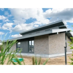 Фасадная плитка Технониколь Hauberk Серо-бежевый кирпич (в уп. 20 шт./2 м2)