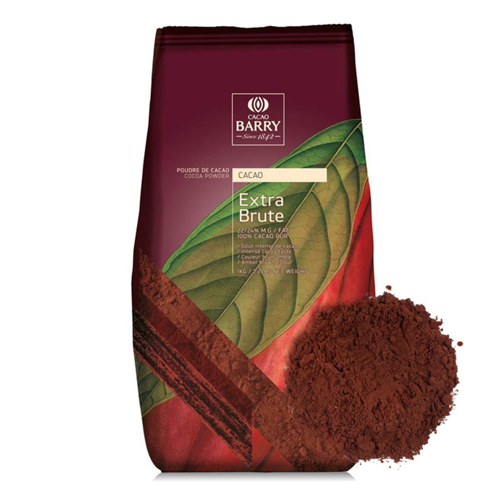 Алкализованный какао-порошок  Barry Callebaut Extra Brute 200 гр