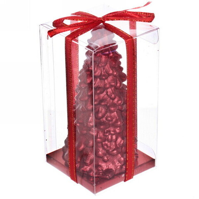 Свеча новогодняя «Сказочная ель» 5,5х10 см, красный