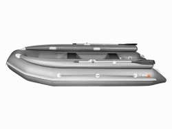 Надувная ПВХ-лодка X-River Rocky 415 НДВД с фальшбортом, с усиленным дном и баллонами