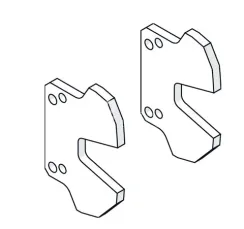 Шаблон для рельс Р65 к станкам Вектор