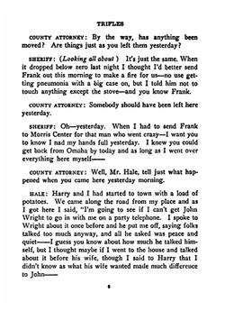 Trifles | Susan Glaspell