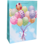 Пакет подарочный «Воздушные шарики» 31*42*12 см, микс