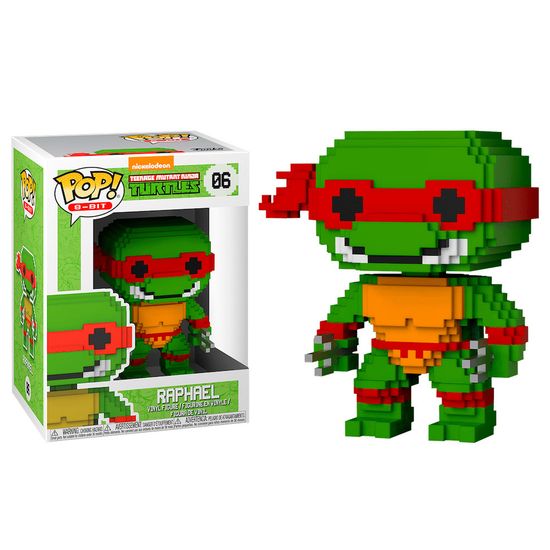 Фигурка Funko POP! 8-Bit TMNT Raphael (06) 22984 / Фигурка Фанко ПОП! по мотивам мультсериала "Черепашки Ниндзя", Рафаэль