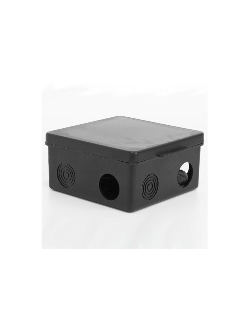 Коробка распределительная ОП 100х100х50мм 7 каб. вводов IP54 черн. TOKOV ELECTRIC TKE-KR-100-100-50-C05