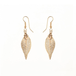 Серьги листья Ester Bijoux Вишня LF31C-RG BR