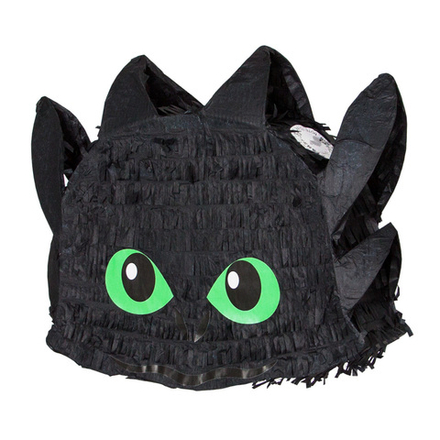 Пиньята Любимый Дракон Черный 40*35*10 см